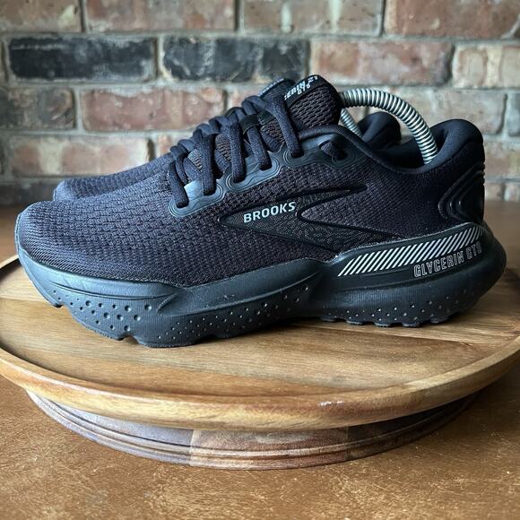 Brooks Glycerin GTS 21 Supportive Women's 7 Black Road Running Shoes Sneakers - Picture 12 of 16